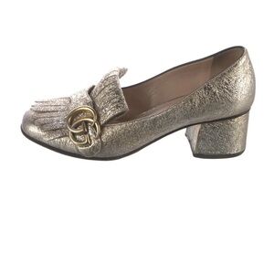 gucci marmont block heel